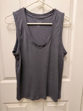 a new day women’s Charcoal Scoop Neck Tank Top